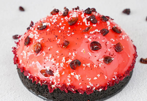 Recette cheese cake cranberries