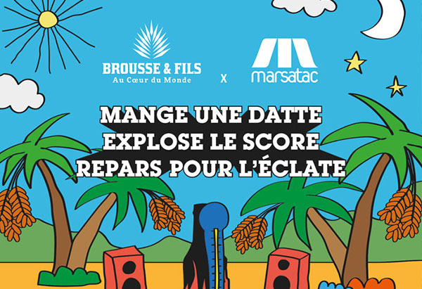 Partenariat de Brousse & Fils au festival Marsatac - Brousse & fils
