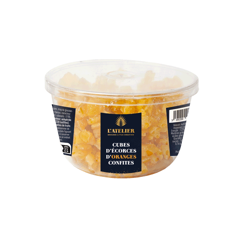 Cubes d'&eacute;corces d'oranges confites 200g
