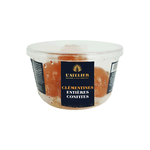 Cl&eacute;mentines enti&egrave;res confites 200g