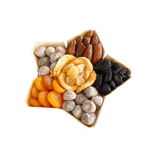 Corbeille de fruits séchés Etoile