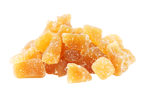 cubes de gingembre sec bio sucre cristal